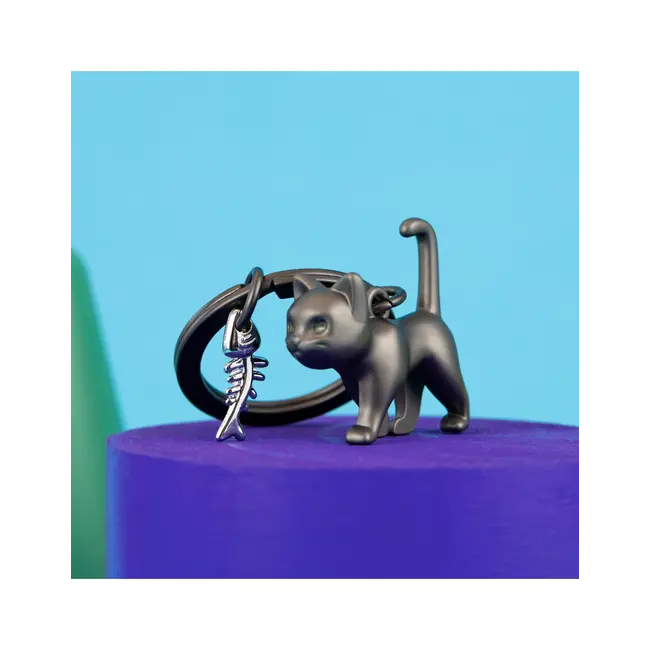 Metalmorphose - Porte-Clés Chat Noir