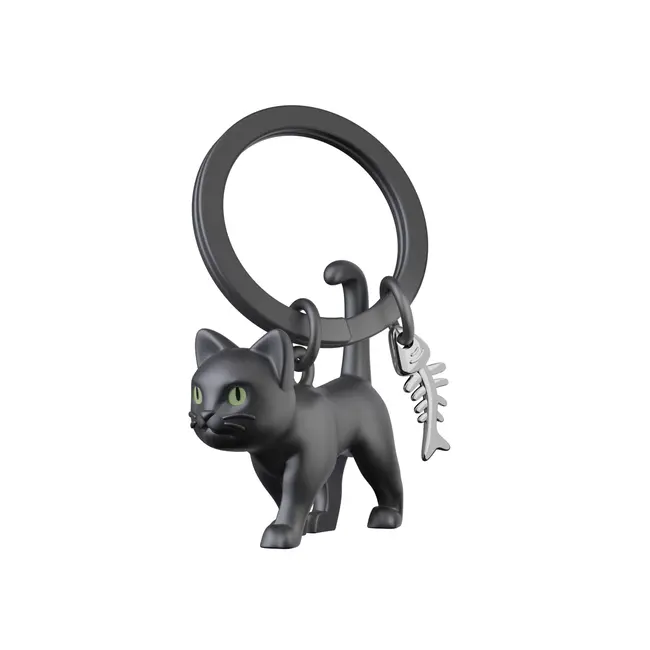 Metalmorphose - Sleutelhanger Zwarte Kat