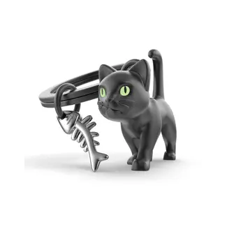 Metalmorphose Porte-Clés Chat Noir