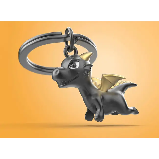 Metalmorphose Keyring - Key Fob - flying dragon