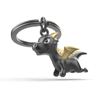 Chocli Metalmorphose Sleutelhanger Vliegende Draak