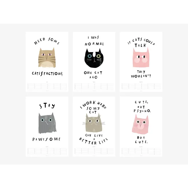 Typealive - Calendrier Catlendar