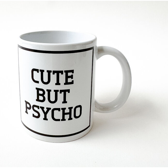 Urban Merch Mug Cute But Psycho
