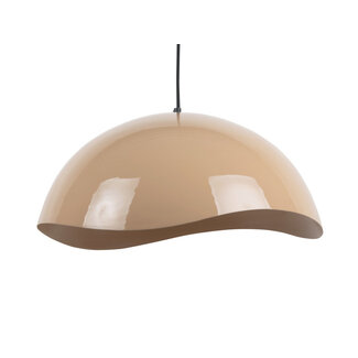 Leitmotiv Pendant Lamp Waved - soft brown