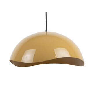 Leitmotiv Lampe Suspendue Waved - jaune miel