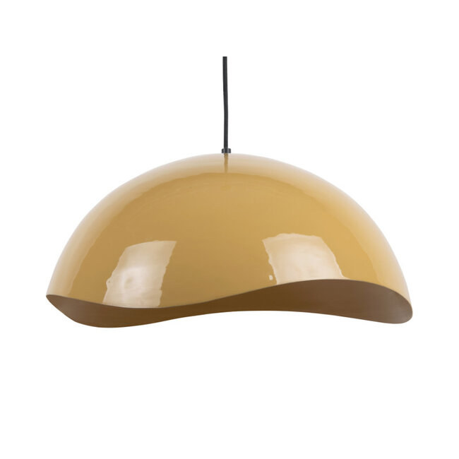 Leitmotiv - Pendant Lamp Waved - honey yellow