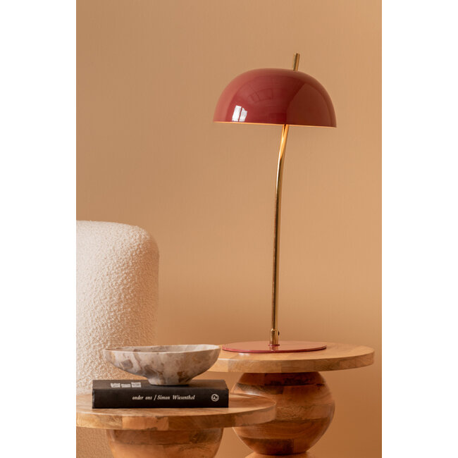 Leitmotiv - Table Lamp - Desk Lamp Vivo - ochre red