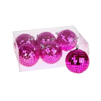 Werns - Werner Voß Disco Ball Purple Red Mini - set of 6