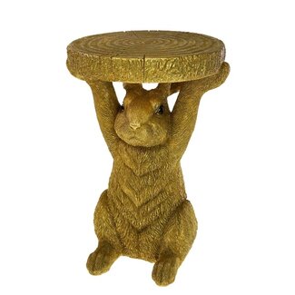 Werns - Werner Voß Table d'appoint Lapin d'or