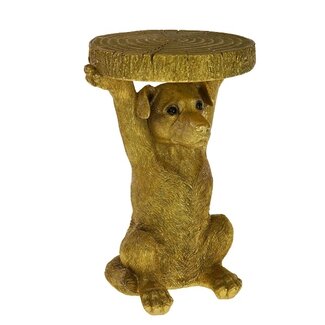 Werns - Werner Voß Beistelltisch Goldener Hund