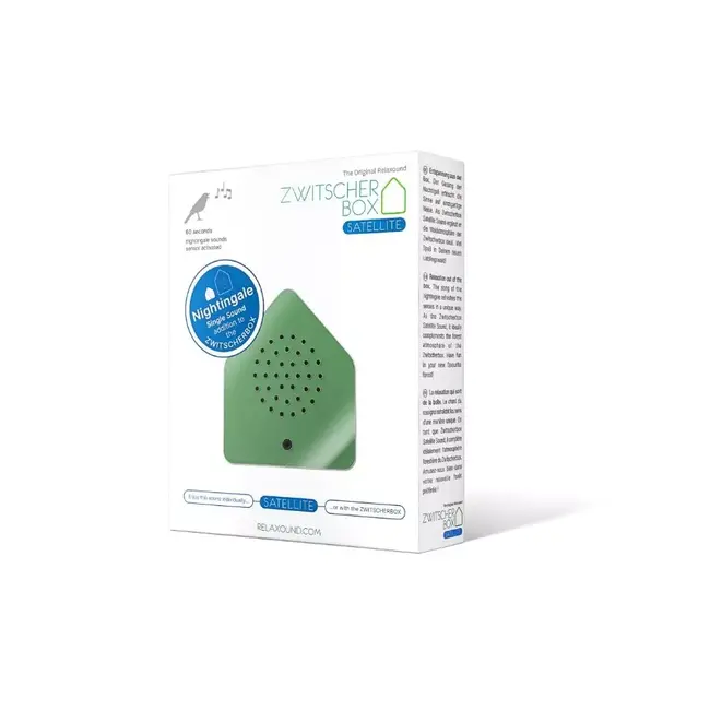 Relaxound - Zwitscherbox Twitter Box Motion Detector - Nightingale singing (Satellite Nightingale)