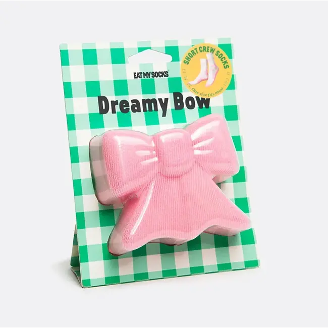 Eat My Socks - Socken Dreamy Bow - Rosa Schleife