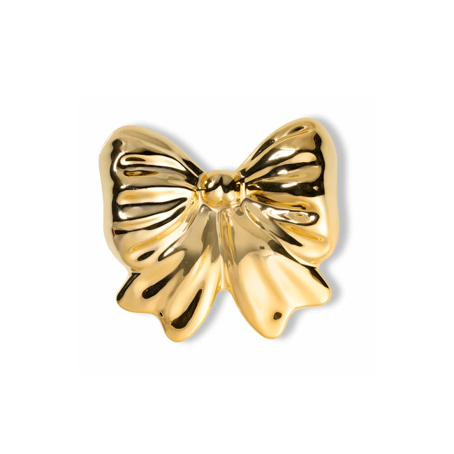 Bitten - Boîte de Rangement Noeud Papillon avec couvercle - Boîte à Bijoux - doré