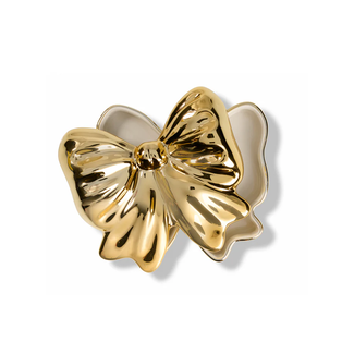 Bitten Trinket Box Bow - gold
