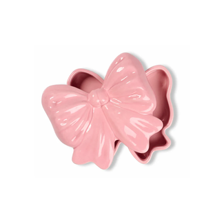 Bitten Aufbewahrungsbox Schleife - rosa