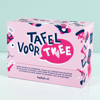 Hellofun! Party Game Tafel Voor Twee