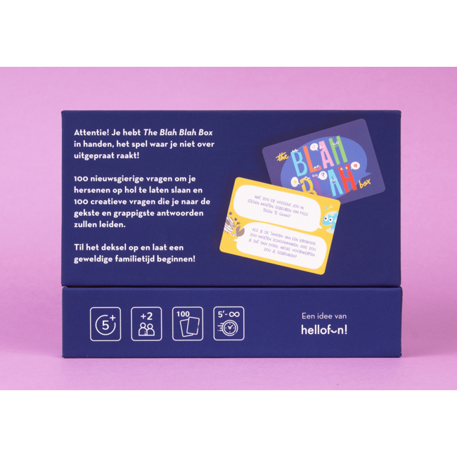 Hellofun!  - Jeu Familial Blah Blah Box - édition néerlandaise
