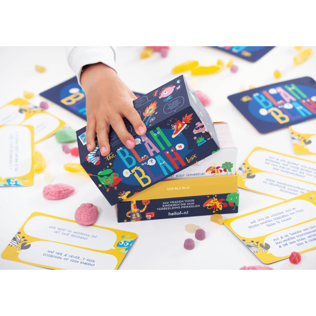 Hellofun! - Familiespel Blah Blah Box - nederlandstalige editie