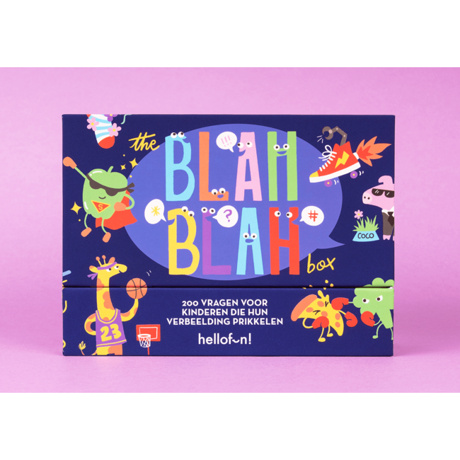 Hellofun! Familienspiel Blah Blah Box