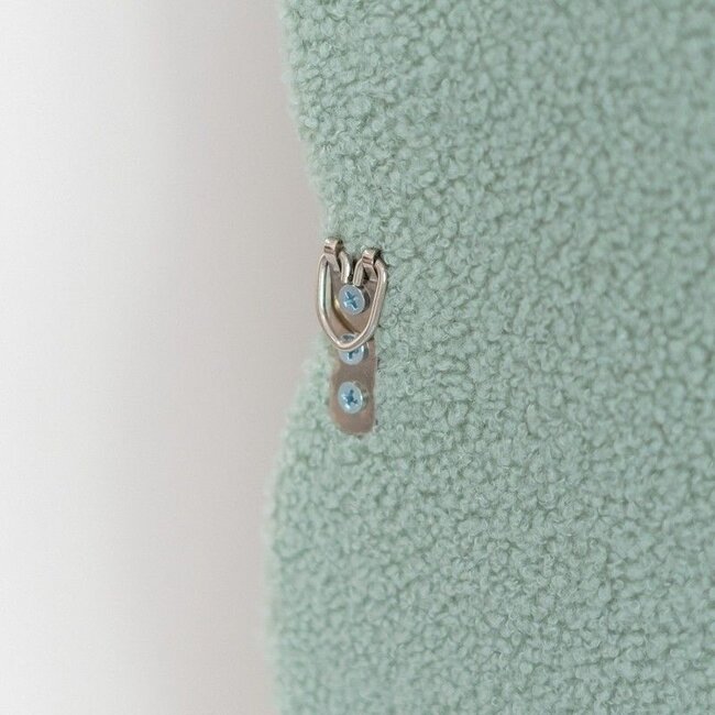 Flamingueo - Spiegel Charlie - teddy bouclé - groen