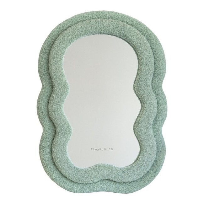 Flamingueo - Mirror Charlie teddy bouclé - green