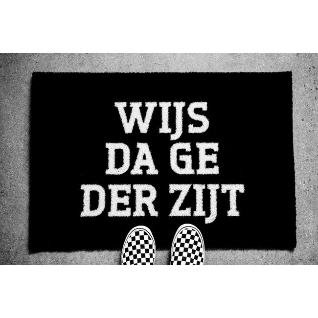 Urban Merch - Deurmat Wijs Da Ge Der Zijt