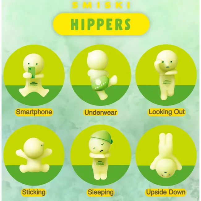 Smiski Hippers Glow in The Dark