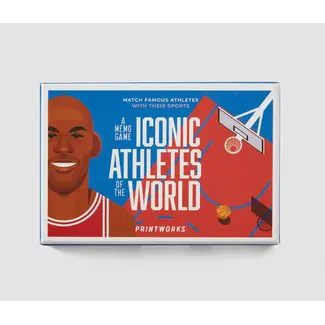 Printworks Memo Game Iconic Athletes