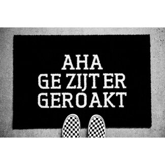 Urban Merch Fußmatte Aha, Ge Zijt Er Geroakt