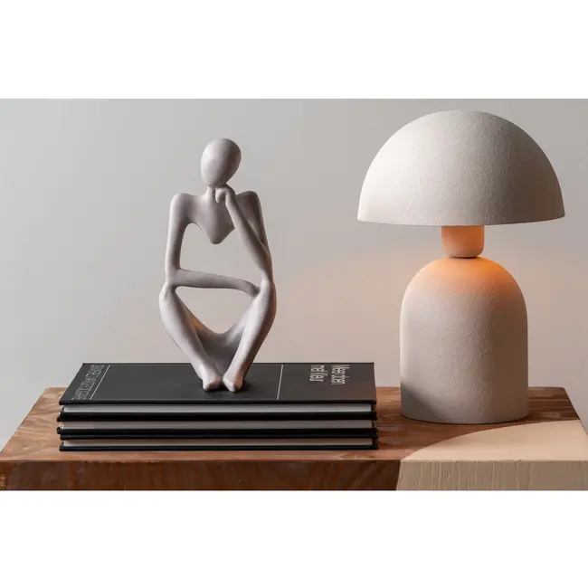 Present Time - Figurine Wondering - gris clair