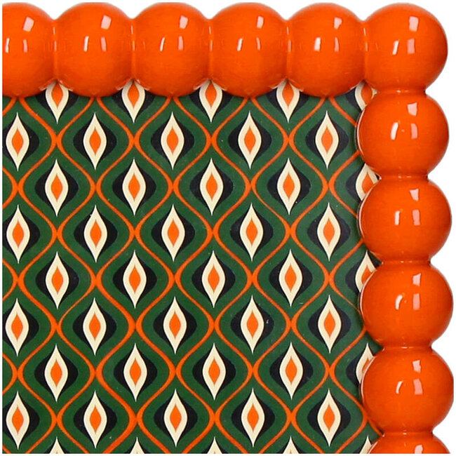 Kersten - Fotorahmen Perlen - 10x15 - orange