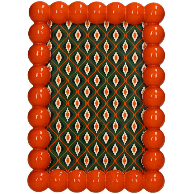 Kersten - Fotorahmen Perlen - 10x15 - orange