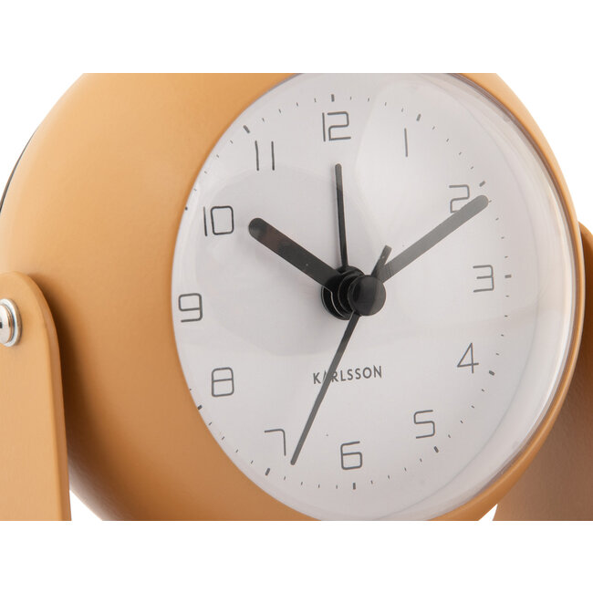 Karlsson - Alarm Clock Bunky - ochre yellow