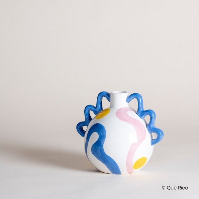 Que Rico - Vase Isidora - Sunny Swirls