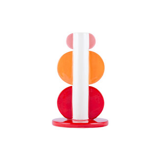 Que Rico Kaarsenhouder Lorenzo - Amor del Color - rood