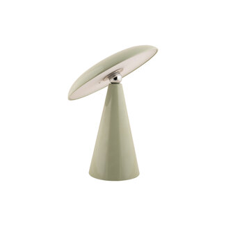 Leitmotiv Tischlampe Phoebe LED - grau-grün