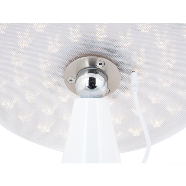 Leitmotiv - Tischlampe Phoebe LED - weiß - Aufladbar über USB - Soft-Touch-Bedienung