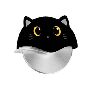i-total Coupe-pizza Chat Noir