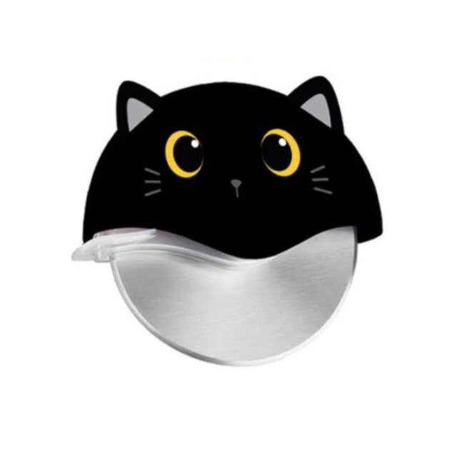 i-total Pizzaschneider Schwarze Katze