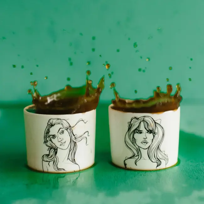 PolonaPolona - Espresso Set The Lovergirls - Eva & Venus - 2er-Set Espresso-Tassen