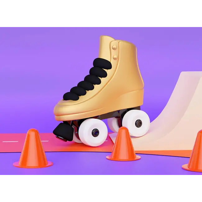 Metalmorphose - Schlüsselanhänger Rollerskate