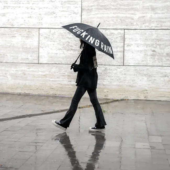 Fisura - Paraplu Fucking Rain - zwart