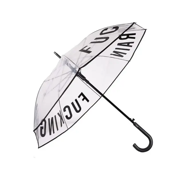 Fisura Paraplu Fucking Rain - transparant