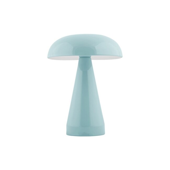Leitmotiv - Lampe de Table Rachel LED -  bleu clair - rechargeable via USB - fonctionnement soft touch