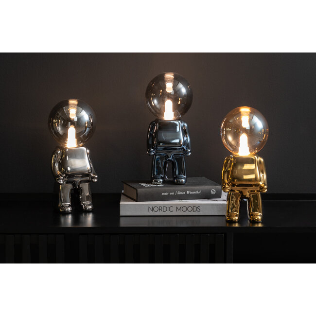 Leitmotiv - Tischleuchte Ross LED - gold plattiert