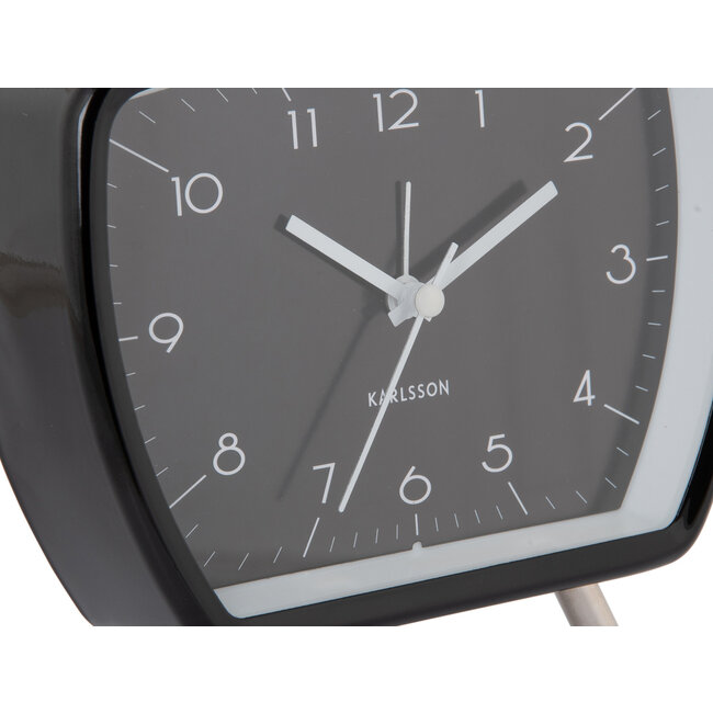 Karlsson - Alarm Clock Candy Circus Retro - black