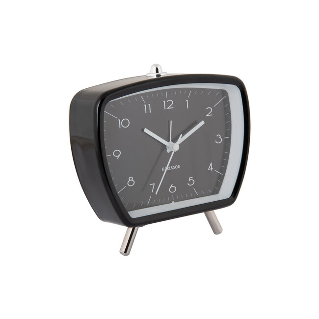 Karlsson - Wecker Candy Circus Retro - schwarz