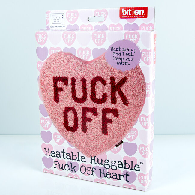 Bitten - Coussin Chauffant Cœur Fuck Off