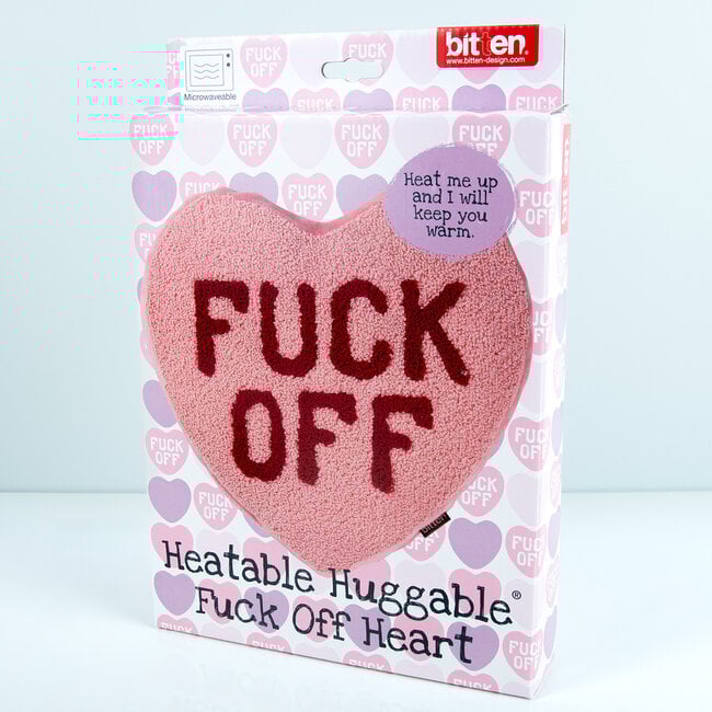 Bitten - Warming Pillow - Heatable Huggable Fuck Off Heart