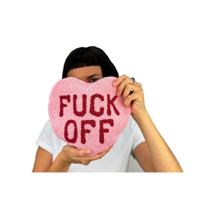 Bitten - Coussin Chauffant Cœur Fuck Off